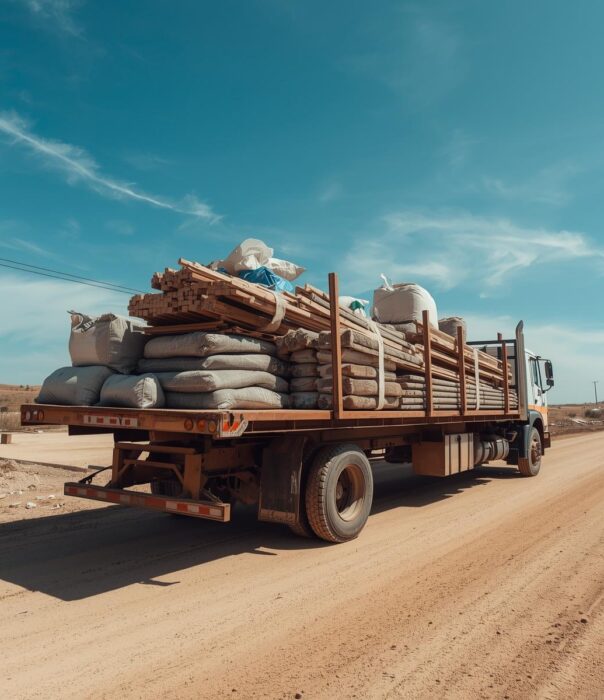 Construction Goods transport in lorrey (3)