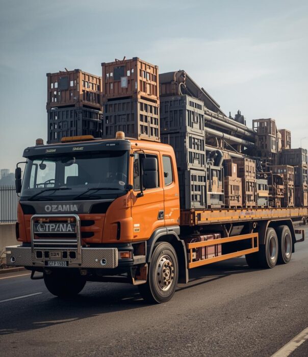 Industrial Goods transport in lorrey (2)